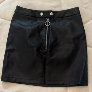 Top shop black mini skirt